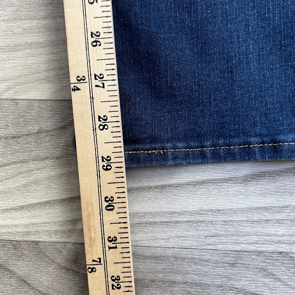 Signature by Levi Strauss & Co. Bootcut Jeans Womens 26X32 (28x29) Blue Mid-Rise - Picture 10 of 12